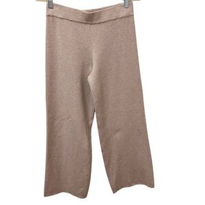 Joie Wide Leg Sweatpants Small Oatmeal Heather
